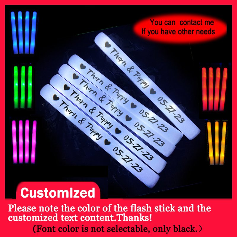 Wedding Supply In Bulk - 20/30/40 szt. RGB LED Świecące Piankowe