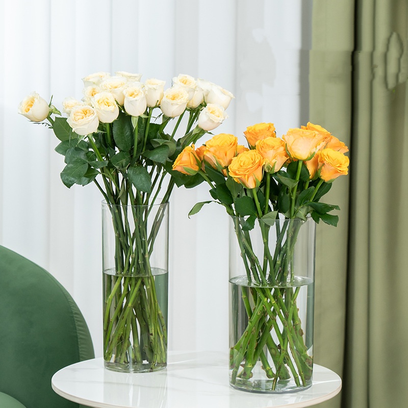 Centerpiece Vase Tall - Nowy Akrylowy Przezroczysty Cylindryczny Wazon na