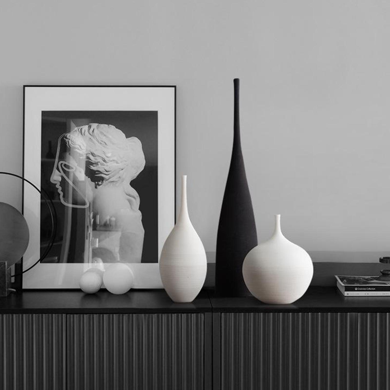 Centerpiece Vase Tall - Elegancki ceramiczny kwietnik, nowoczesny nordycki wysoki