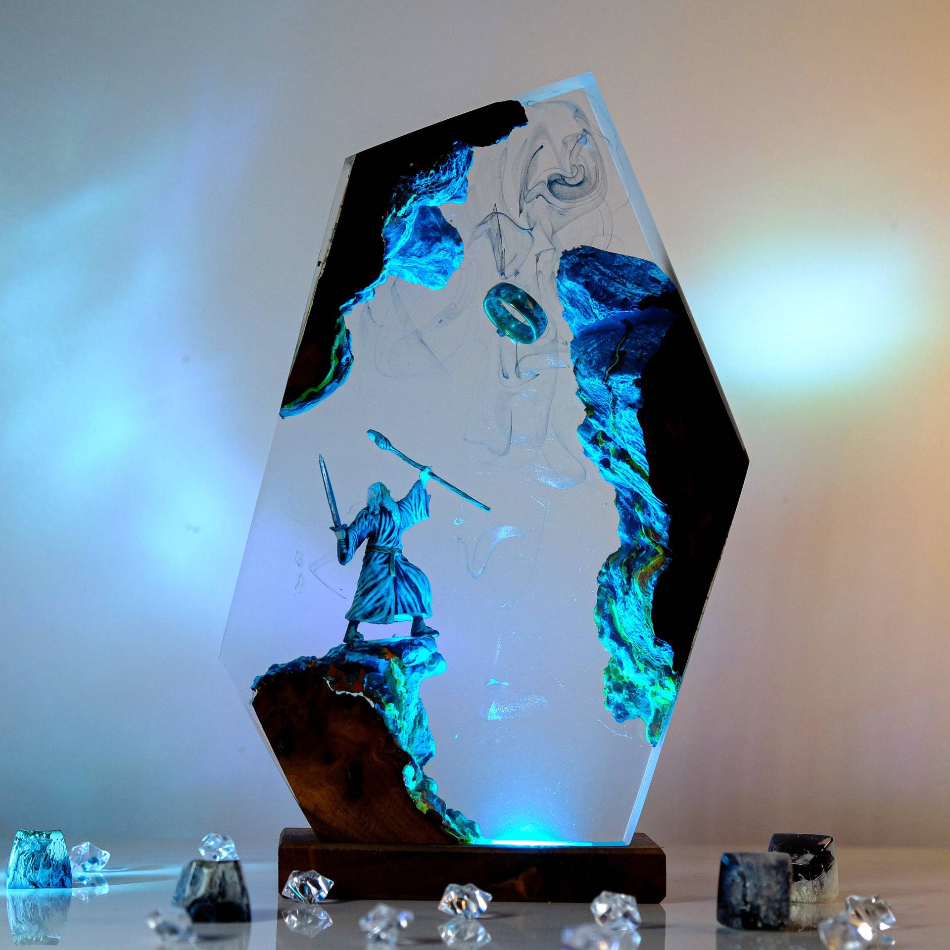 Wedding Zone - Figurka z sceny filmowej, stolik, lampa