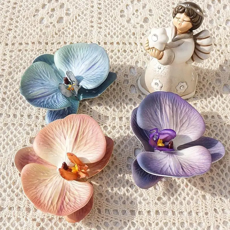 Wedding Souvenir - Ozdoba na głowę z motywem orchidei
