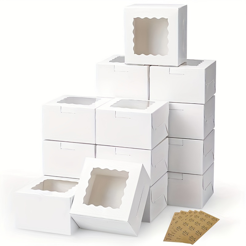 Wedding Packaging - 10 szt. Pudełek z papieru kraft