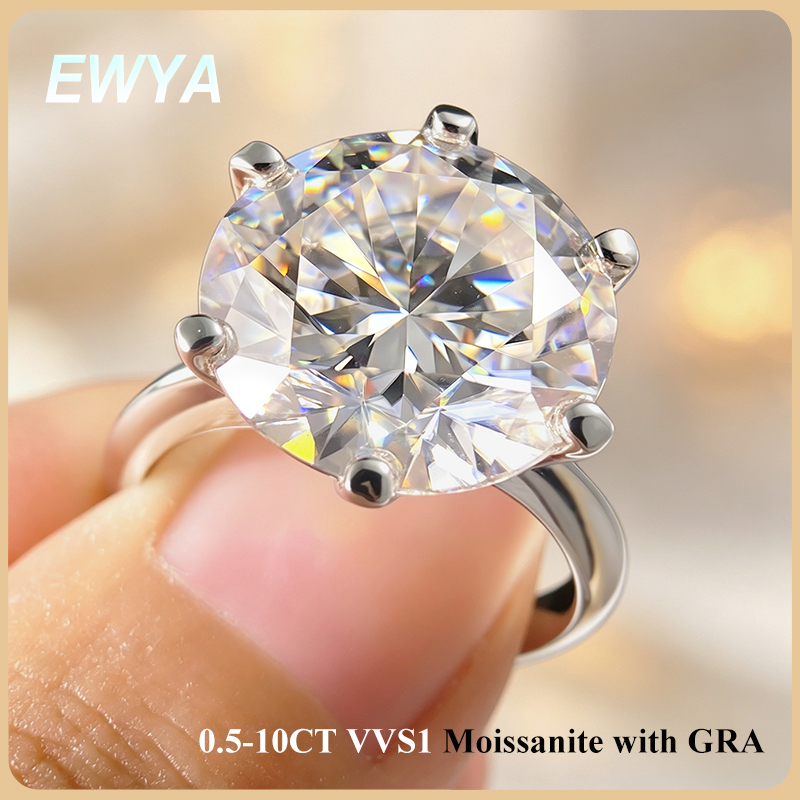 Wedding Zone - EWYA GRA Certyfikowany 0.5-10CT D Kolor