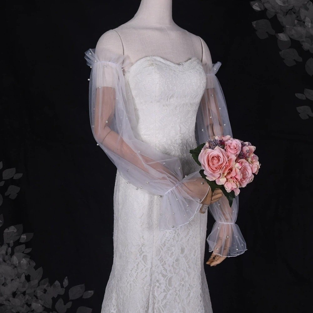 Dekoracyjne rękawki ślubne z p – Wedding Dress Supply recenzja i cena