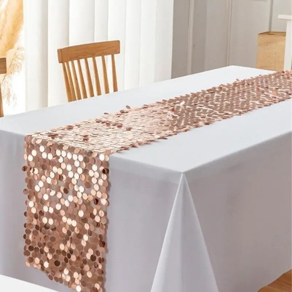 Bieżnik na stół z cekinami w k – Table Runner Sequin recenzja i cena