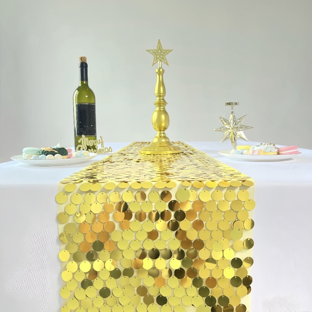 Bieżnik na stół z cekinami w k – Table Runner Sequin recenzja i cena