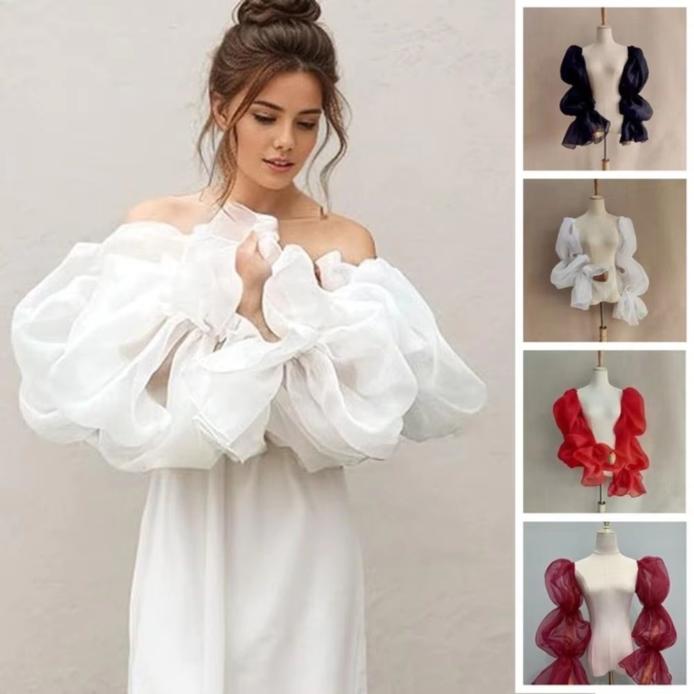Eleganckie, bufiaste rękawki ś – Wedding Dress Supply recenzja i cena