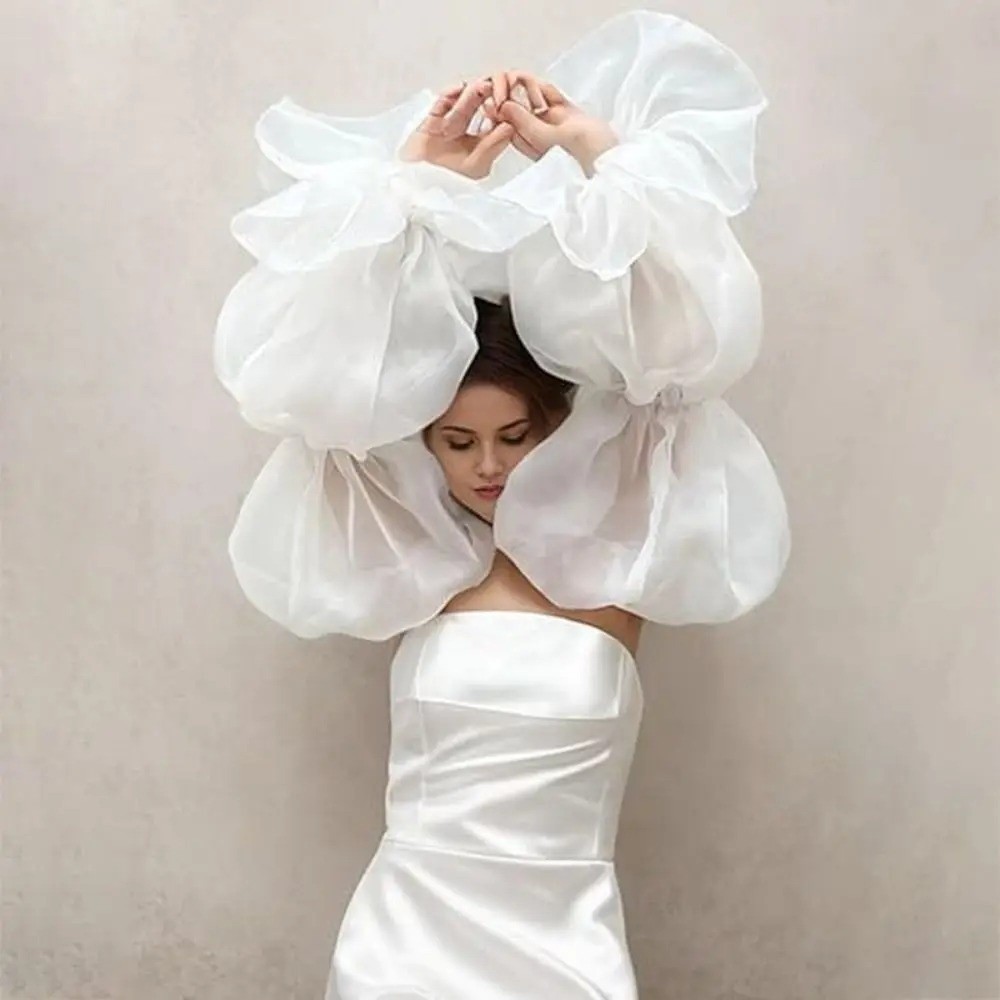 Eleganckie, bufiaste rękawki ś – Wedding Dress Supply recenzja i cena