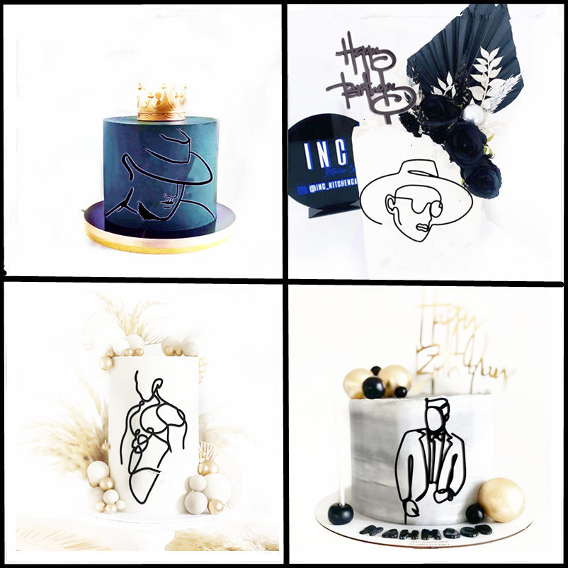 Szkic twarz akryl tort urodzin – Suit Supply Wedding Party recenzja i cena