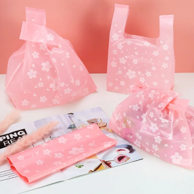 50 szt. Różowe plastikowe torb – Wedding Supply Shops recenzja i cena