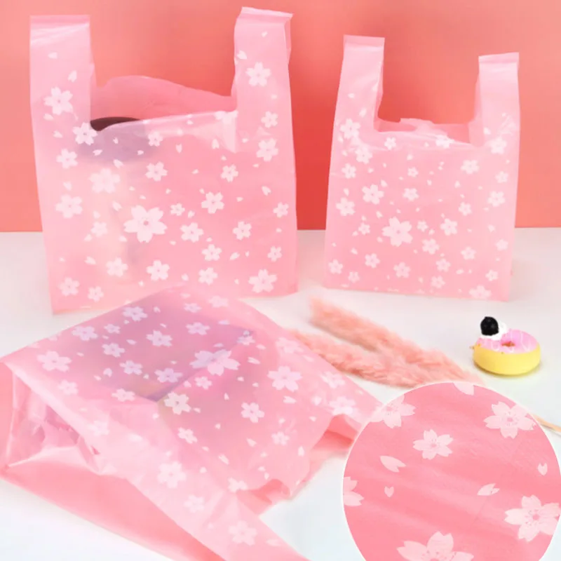 50 szt. Różowe plastikowe torb – Wedding Supply Shops recenzja i cena