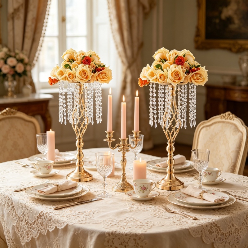 Elegancki, wysoki, złoty krysz – Centerpiece Vase Tall recenzja i cena