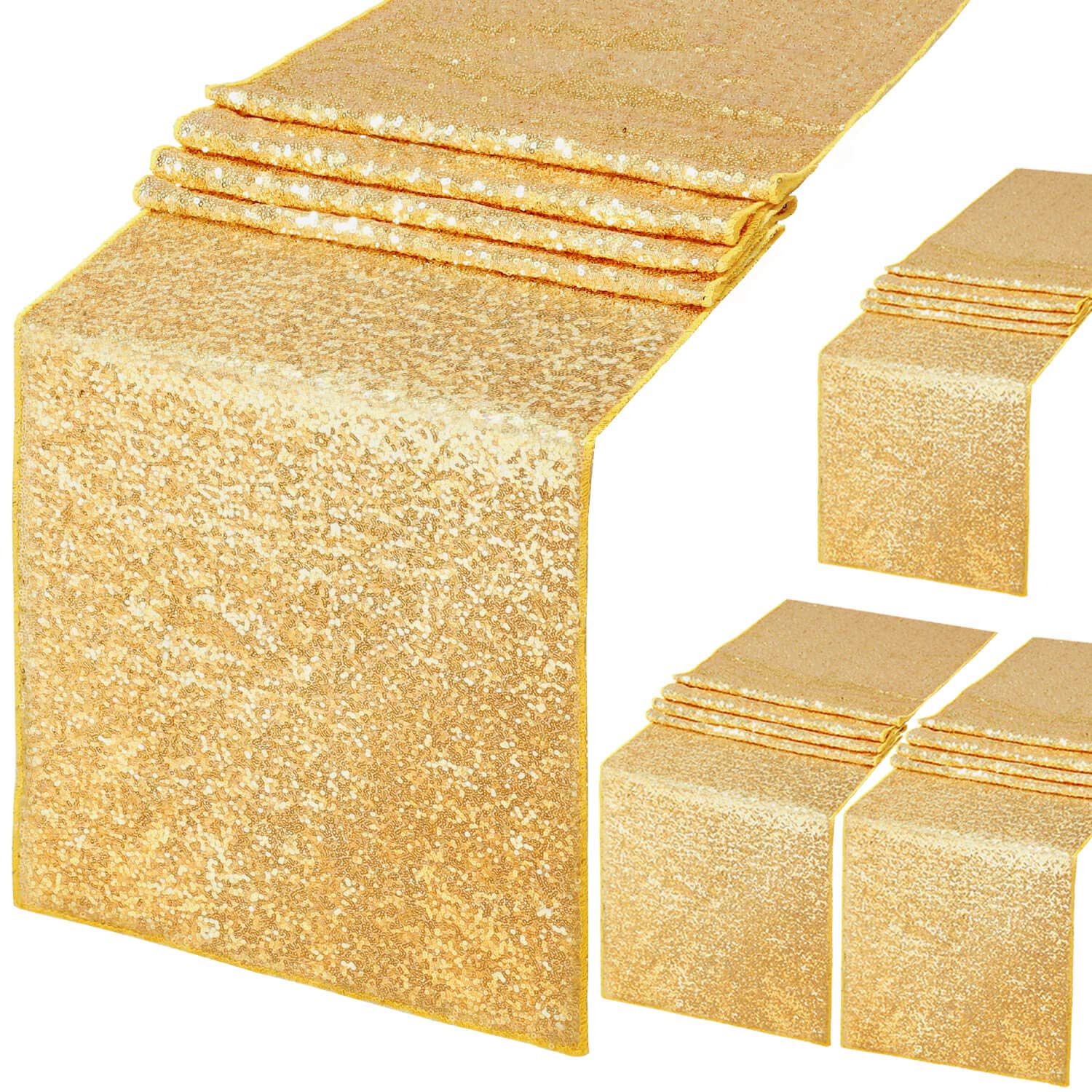 4szt Brokatowy cekinowy bieżni – Table Runner Sequin recenzja i cena