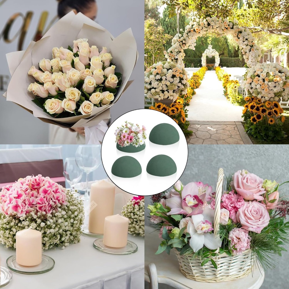 Półkula z gąbki florystycznej  – Wedding Floral Supply recenzja i cena