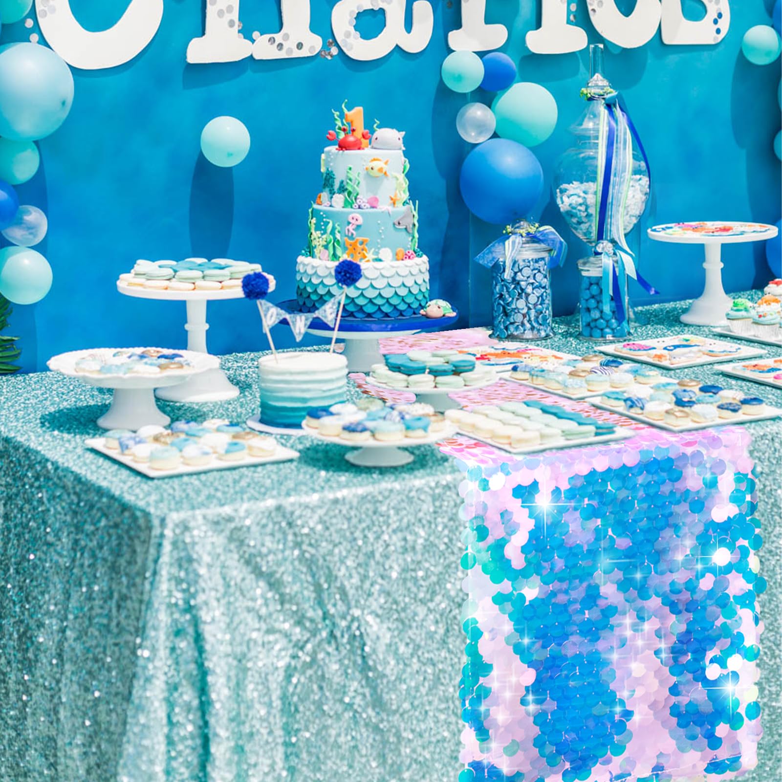 Bieżnik na stół na przyjęcie w – Table Runner Sequin recenzja i cena