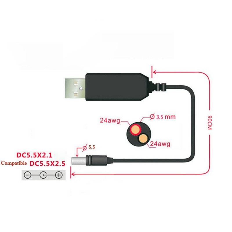 Kabel USB Boost 5V na 9V/12V S – Wedding Power Supply recenzja i cena