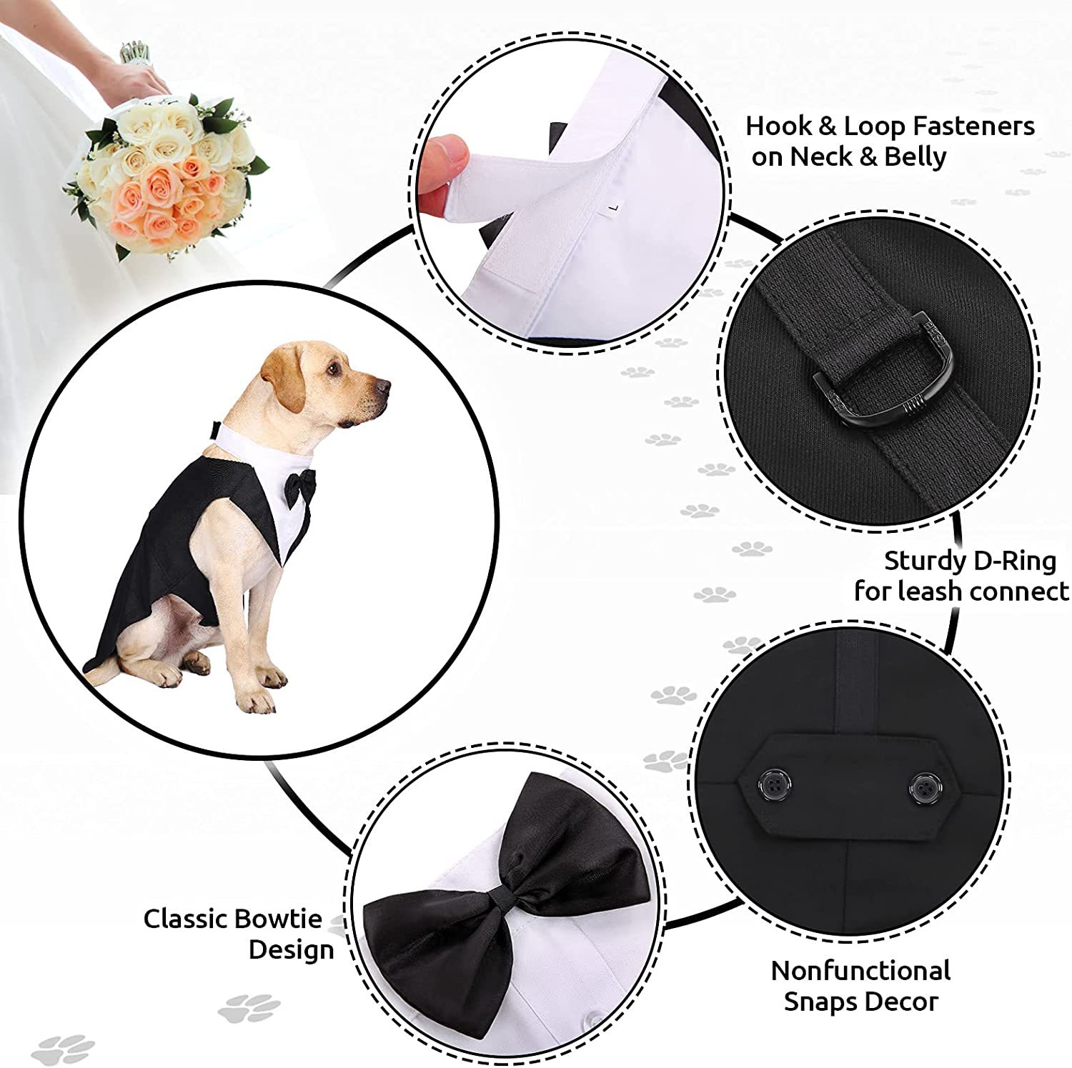 Pet Dog Clothes Fashion Party  – Suit Supply Wedding Party recenzja i cena