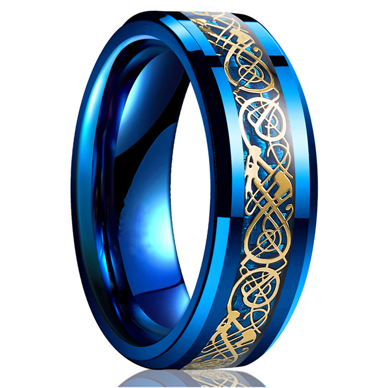 Moda 8mm Męski pierścionek ze  – Wedding Zone recenzja i cena