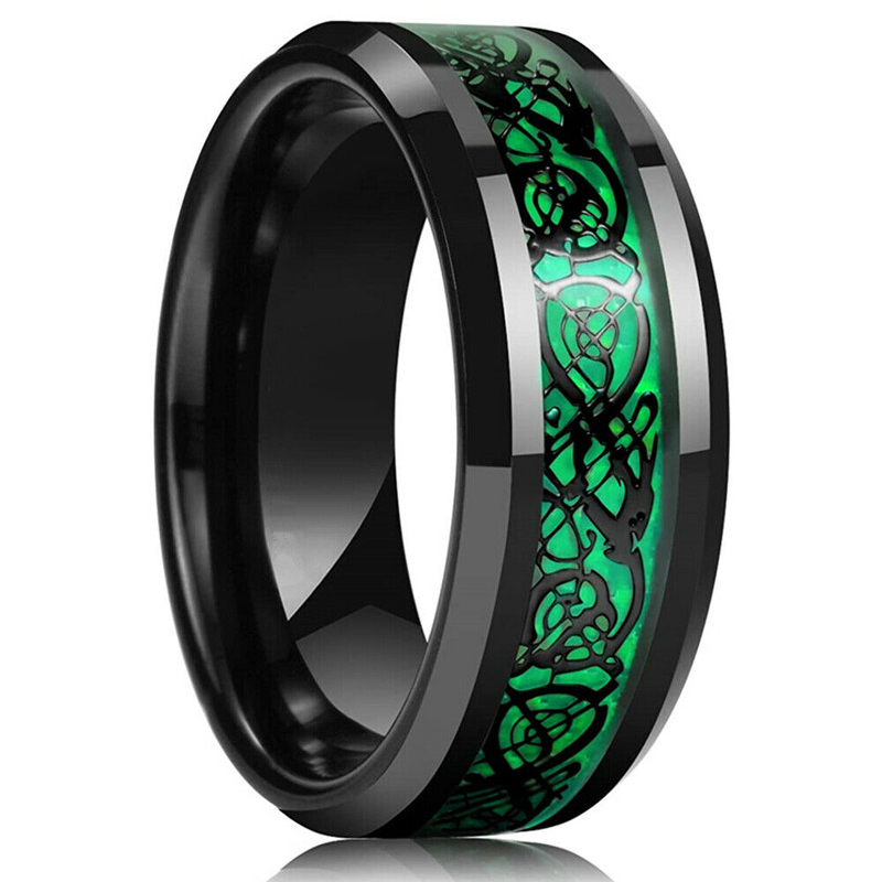 Moda 8mm Męski pierścionek ze  – Wedding Zone recenzja i cena