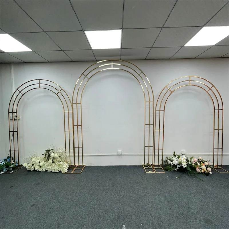 Metaliczny Złoty Stojak na Łuk – Wedding Party Supply Store recenzja i cena